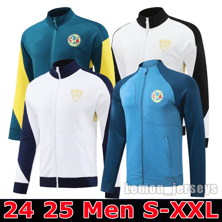 2024 2025 Liga MX Club America soccer tracksuits training jerseys Tigres UANL jacket Chivas Survetement long sleeve GIGNAC G.GONZALEZ MALCORRA GIOVANI MONTERREY