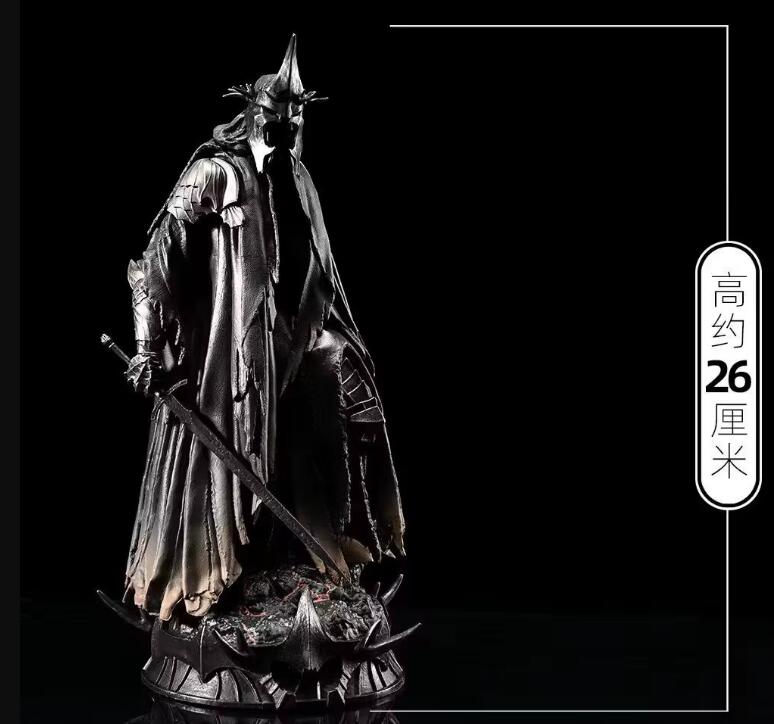 Action Toy Figures Lord Of The Rings Nazgul Ringwraith Figure Witch King Of Angmar Action Figurine Lotr 26cm Pvc Gk Statue Model Collectible Toys In B
