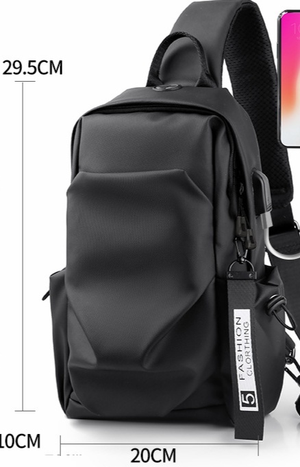 rendy and cool single solid color crossbody bag, fashionable, lightweight, casual small backpack, diagonal shoulder bag too