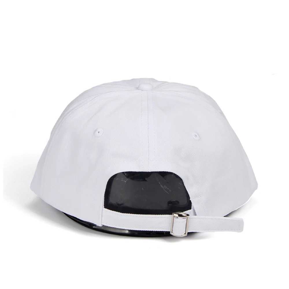 Washed Cotton 6 Panel Cap Flat Visor Unstructured Crown Baseball Caps Summer Sun Protection Hat Adjustable Outdoor for Men Women M240926