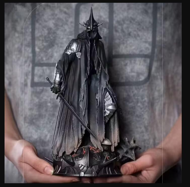 Action Toy Figures Lord Of The Rings Nazgul Ringwraith Figure Witch King Of Angmar Action Figurine Lotr 26cm Pvc Gk Statue Model Collectible Toys In B