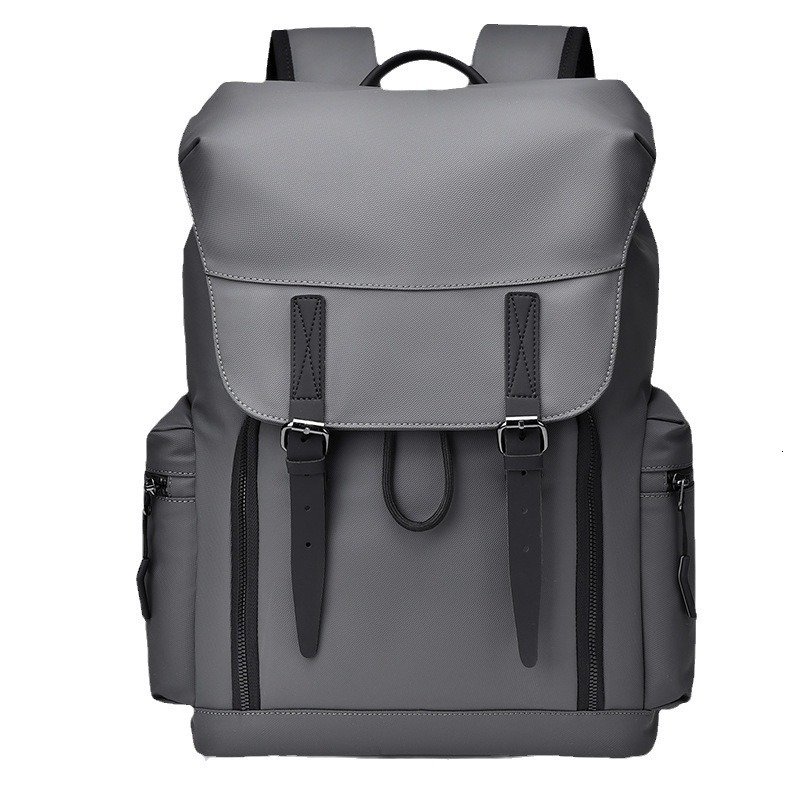 Backpack contrasting color large capacity computer travel bag commuting too designer bag