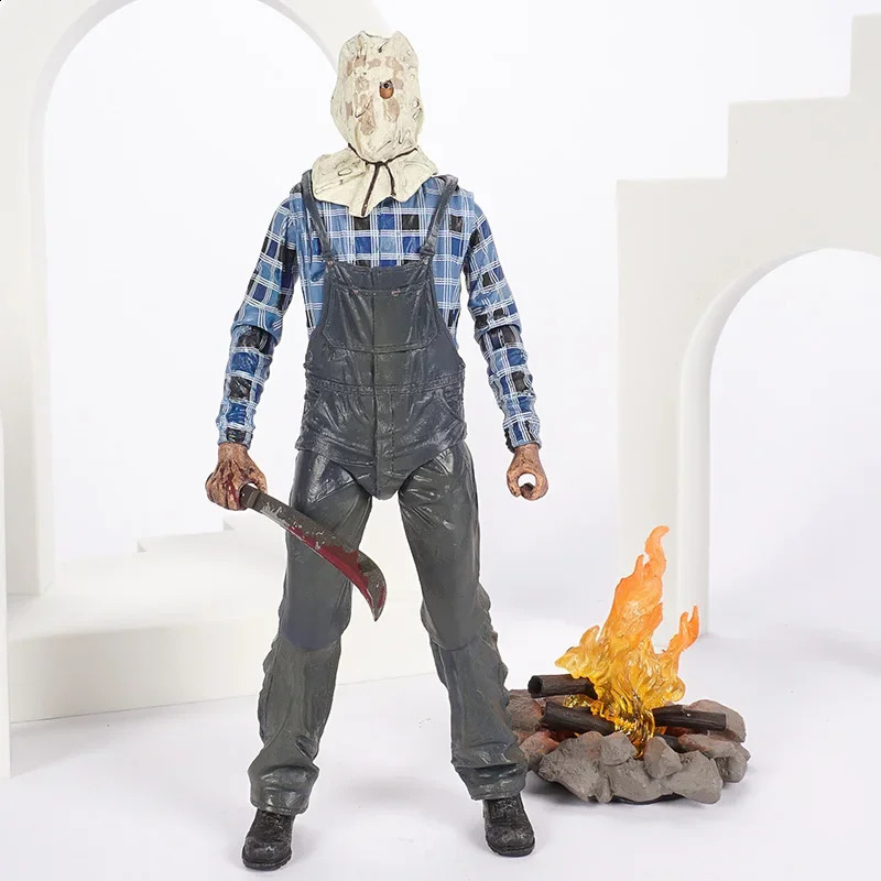 NECA Friday Jason Voorhees Classic Horror Movie PVC Action Character Model Doll Toy Gift 240923
