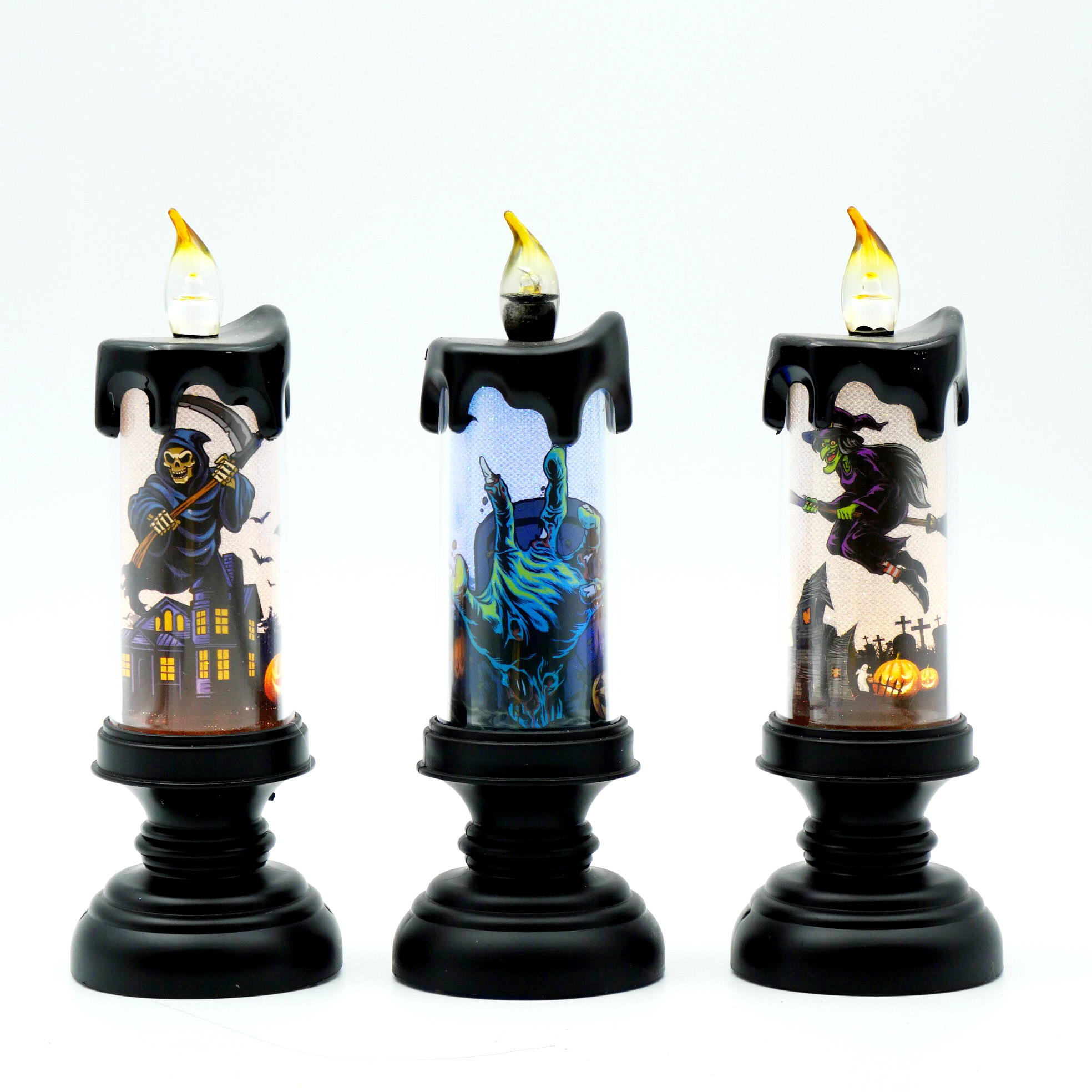 Christmas gift for children to send the family will light up the candle printing LED light decoration