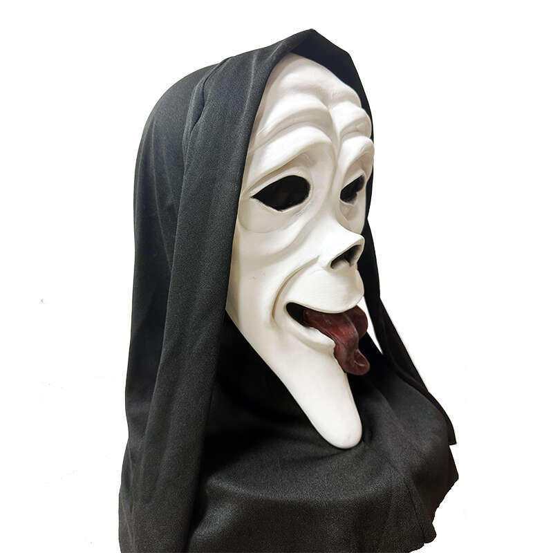 shanshi halloween mask New Halloween Movie Scream Scary Face Creepy Ghost Soft Latex Funny Horror Cosplay Costume Mask Party Props halloween party
