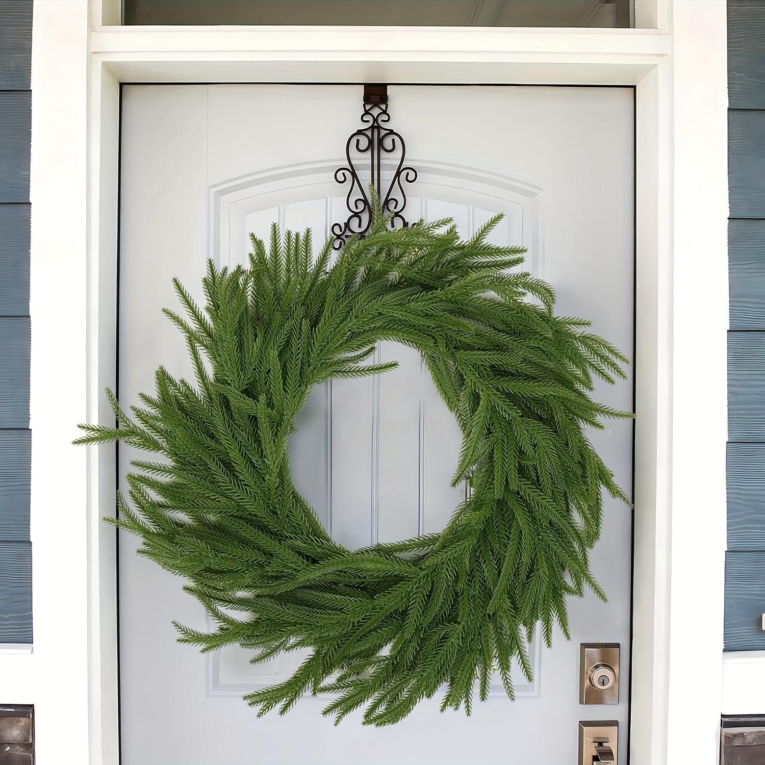 Realistic 6ft Artificial Norfolk Pine Garland with Green Vine for Christmas Decor dh5727163