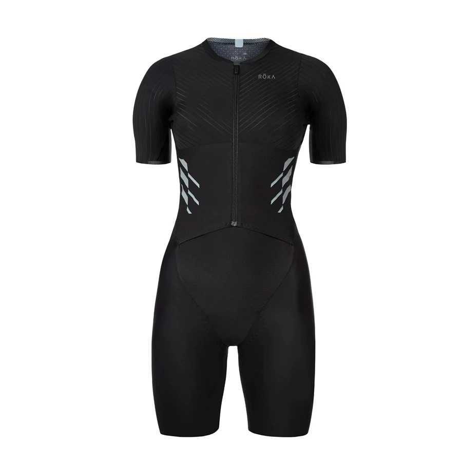 Roka womens short seven piece triathlon swimsuit summer road bike Mtb Pro team bike jumpsuit running speed racing equipmentW240926