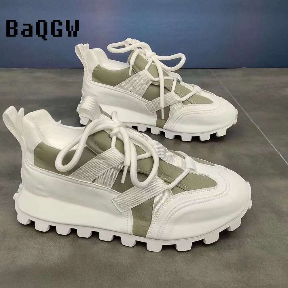 Design er Chunky Sneakers Men Boar d Fa shion Casual Microfiber Leather Breathable Increased Internal Loafers Shoes