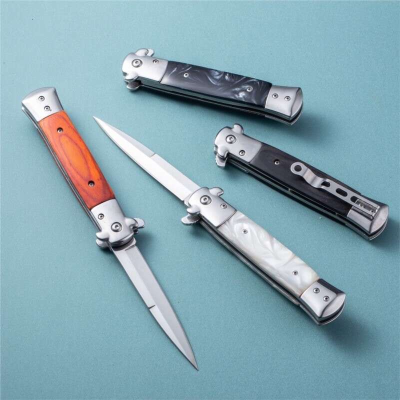 4'' High Hardness Outdoor Folding EDC Pocket Multi-Purpose Fruit Cutter And Steak Survival Knife Camping