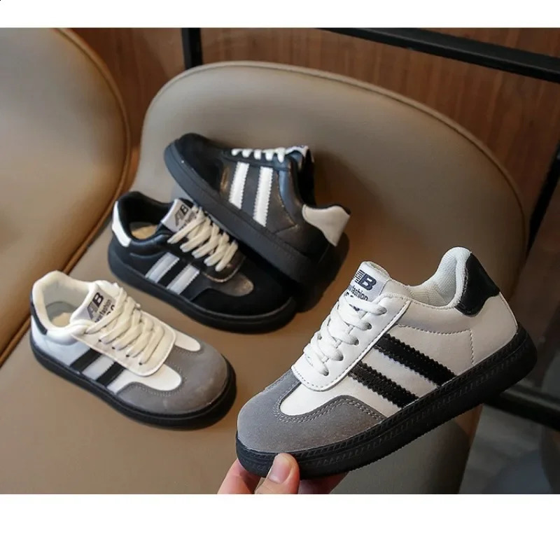 Boys casual sports shoes childrens running retro classic fashion soft and breathable springsummer 240921