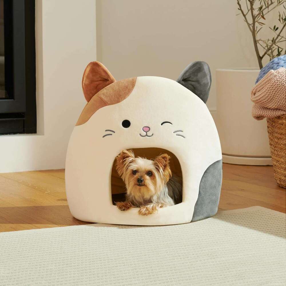Animal Rescue Donation Squishmallows Original 16 Inch (approximately 40.6 Cm) Cam The Cat Cave - Ultrasoft Official Jazwares Pet Bed Suitable For Dogs