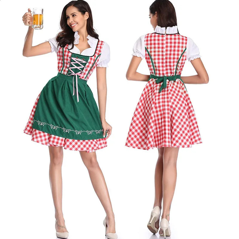 Halloween costume for adult women prosperous beer festival costume German size traditional Bavarian dress Plus 240927