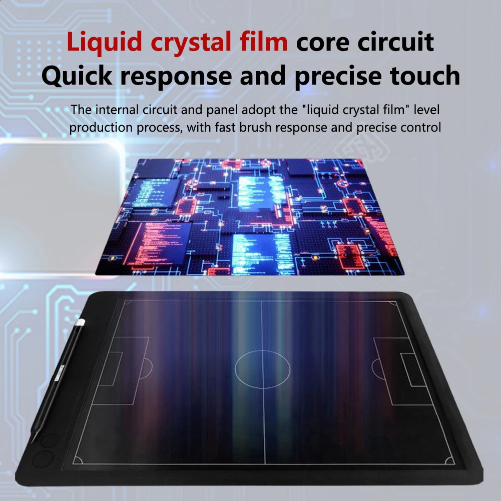 Advanced electronic coaching board with stylus 15 inch LCD large screen football and basketball training equipment 240920