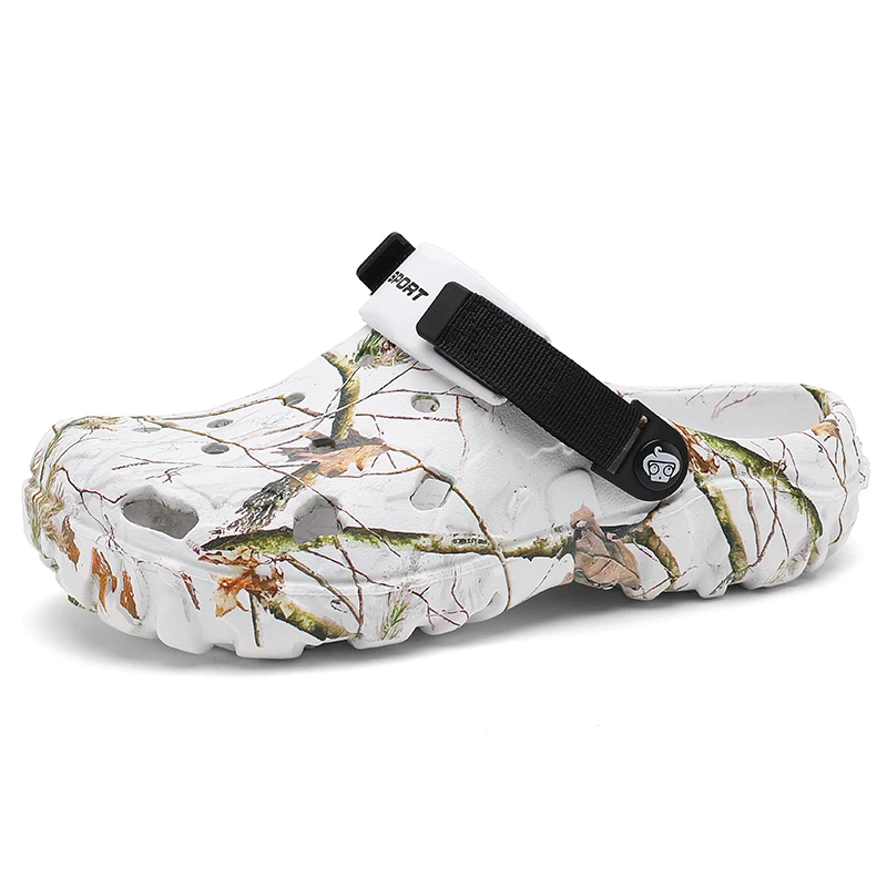 hot Men's Summer Outdoor Foam Clogs: Breathable, Lightweight Garden & Water Sandals for Comfort and Style