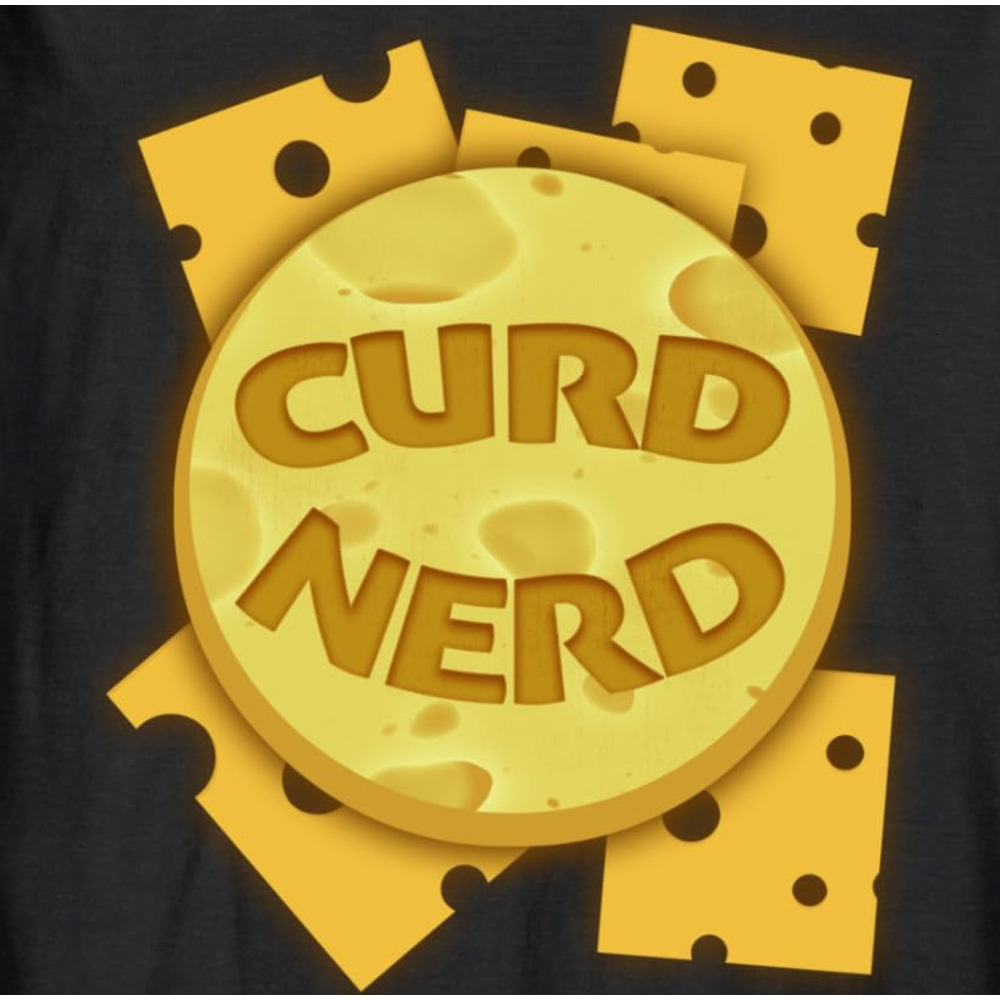Long Sleeve Shirts for Men sweatshirt Curd Nerd - Cheese Geek Nerd And Vegan Gift Long Sleeve Streetwear Casual tops clothes fashion