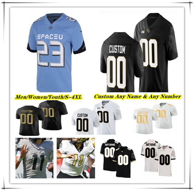 UCF College Football Jersey KJ Jefferson RJ Harvey Peny Boone Myles Montgomery Kobe Hudson Randy Pittman Jr Deshawn Pace Sheldon Arnold Quadric Bullard McWilliams