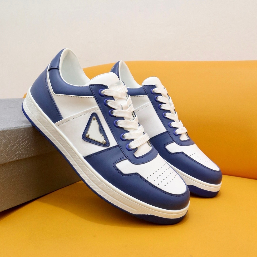 designer casual leather outdoor sneakers fashion business re-nylon fabric chunky rubber sole, walking trainers for men Formal sneaker trainers size 38-44