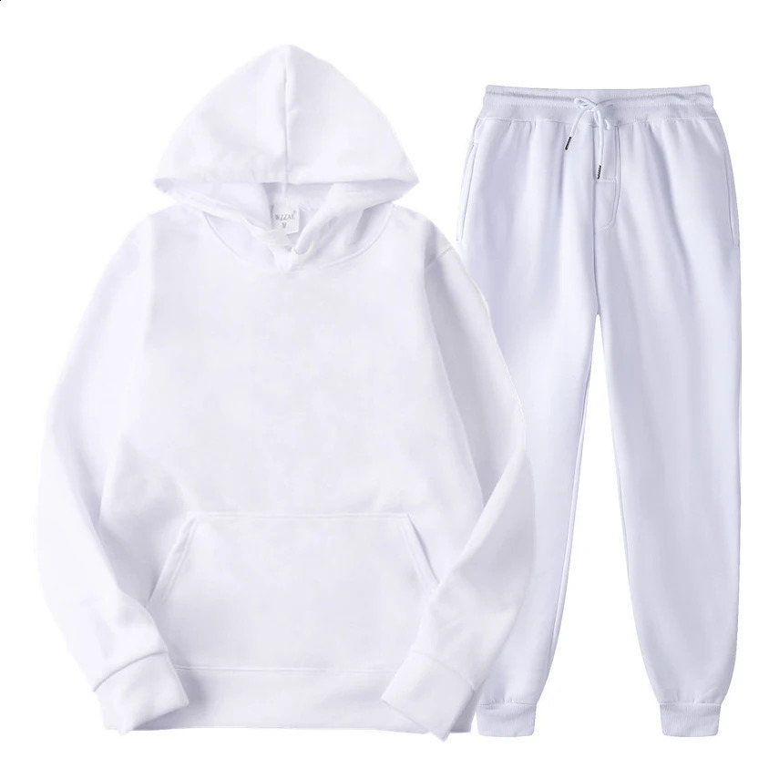 Autumn And Winter Fashion Men Tracksuit Mens Hoodies Sweatpants Two Piece Suit Hooded Casual Sets Male Clothes y250120