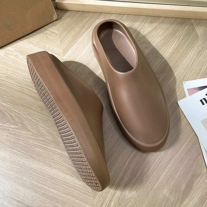 Men's chef shoes Couple's Slippers non slip waterproof EVA Women durable comfortable Women Outdoor Sandals Men Flat Beach