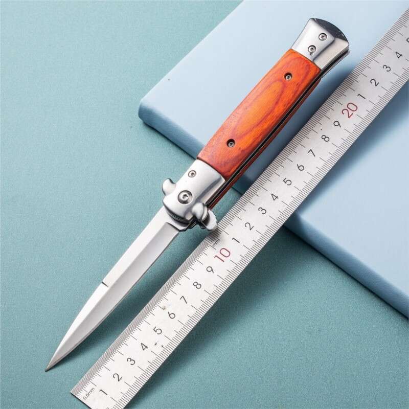 4'' High Hardness Outdoor Folding EDC Pocket Multi-Purpose Fruit Cutter And Steak Survival Knife Camping