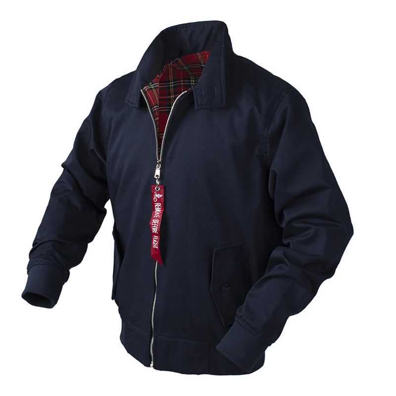 2025 Mens Jackets European Solid Classic Retro Vintage Bomber Jacket Men Windbreaker Streetwear Trendy Coats XJ250621