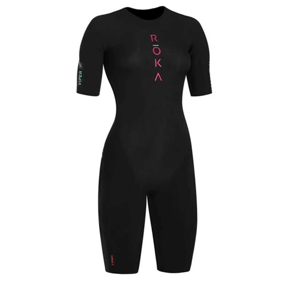 Roka womens short seven piece triathlon swimsuit summer road bike Mtb Pro team bike jumpsuit running speed racing equipmentW240926