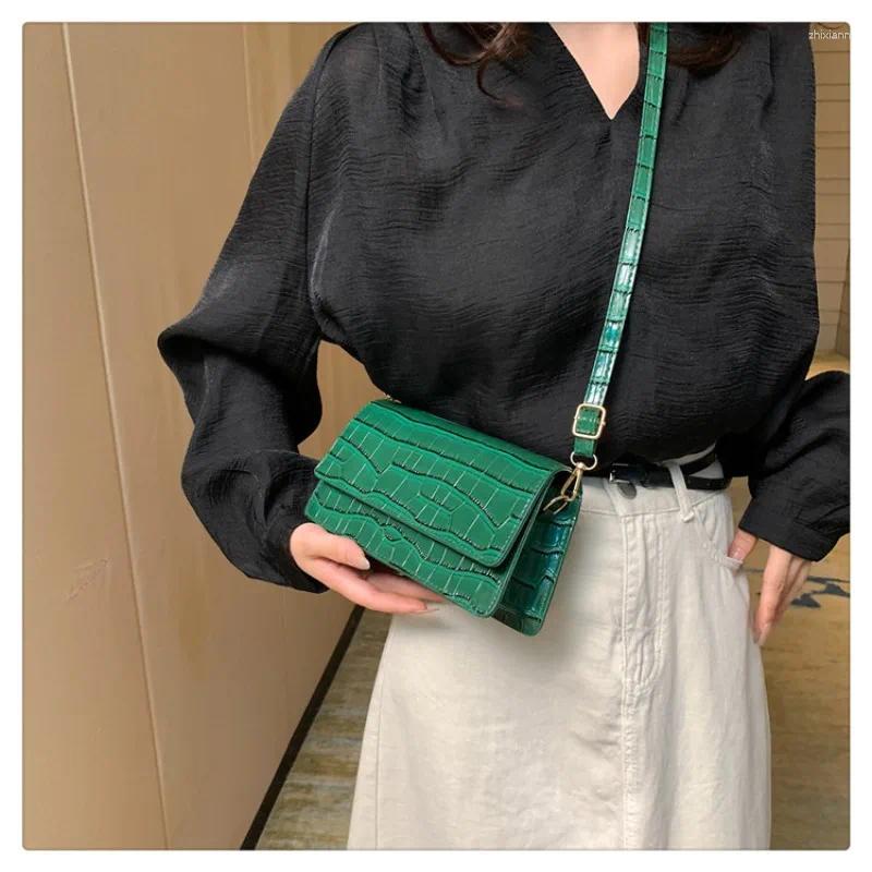 designer Black Crocodile Pattern Shoulder Bag - Leather Handbag for Women Stylish Comfy Handbag shoulder women bag crossbody bag