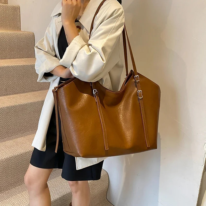 Large Size Shoulder Bag Ladies Hand Bags Tote Womens Shopper 2024 Trend Bolsaa De Mujer Shopping Purse 240925