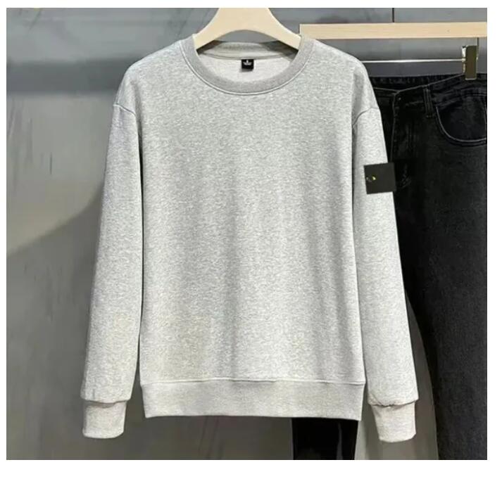 100% Cotton S M L XL XXL Mens Stone Sweatshirt Brand Casual Hoodie Pullover New Black Hoodie Womens Long Sleeve Designer Hoodies Sweater Jackets Top Men and Women