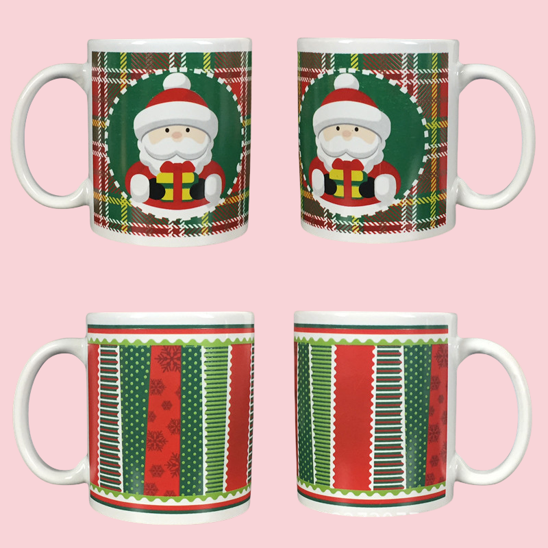 Custom ceramic cup LOGO advertising lettering diy couple mug printing picture set around gift souvenir cup