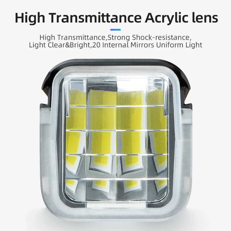 ROCKBROS bicycle light 1500LM5000mAh C-type bicycle light temperature control IPX6 aluminum LED headlight bicycle headlight Y240921
