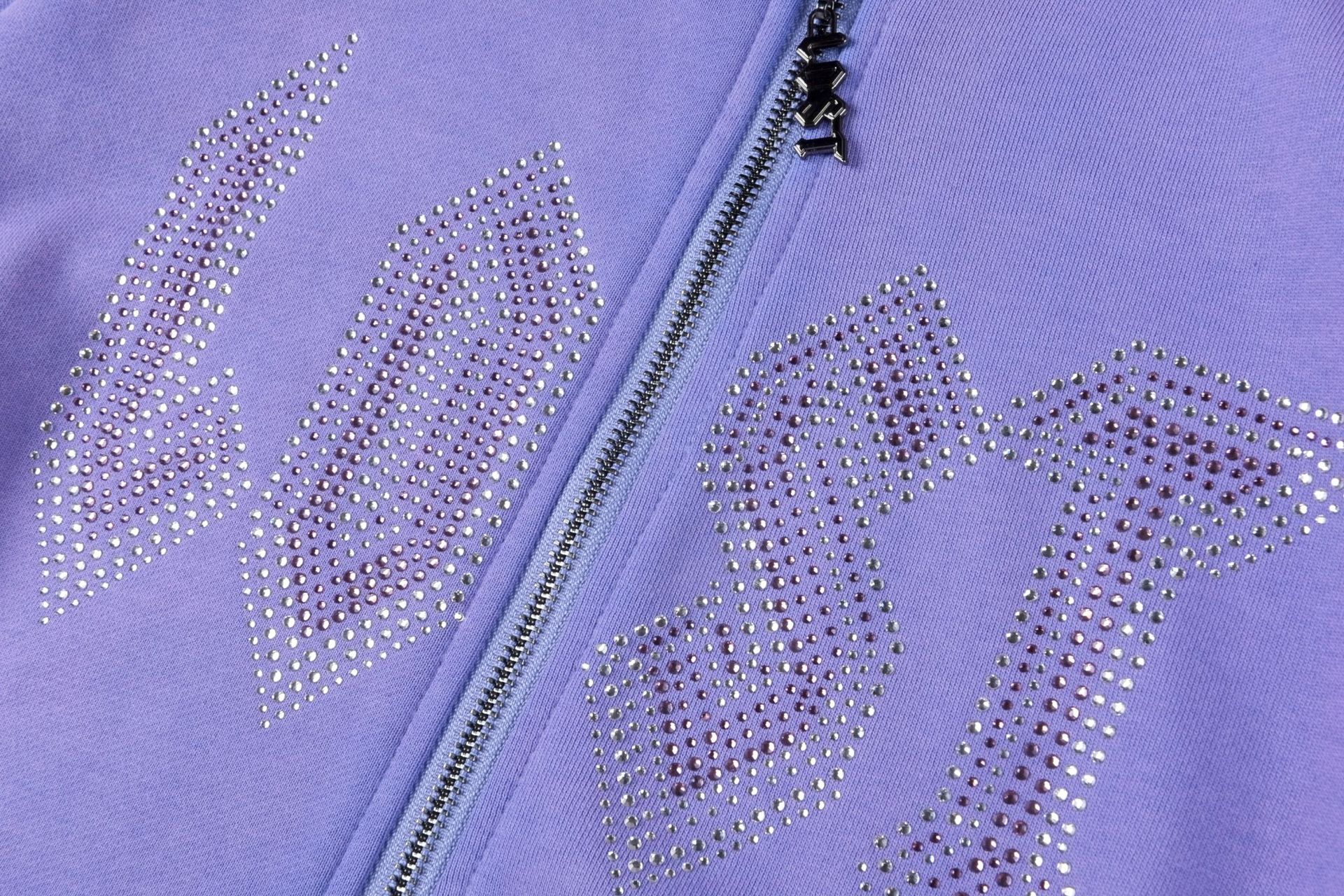 Men's Hoodies Lost Intricacy Lavender Snake Patchwork Hoodie High Street Casual Loose Men Women Diamond Inlaid Oversize Hooded