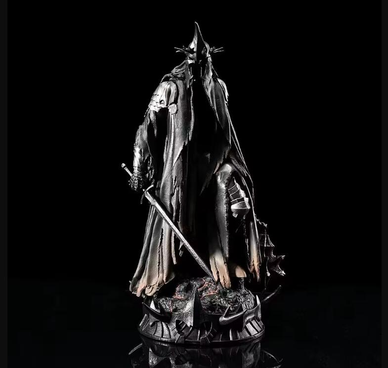 Action Toy Figures Lord Of The Rings Nazgul Ringwraith Figure Witch King Of Angmar Action Figurine Lotr 26cm Pvc Gk Statue Model Collectible Toys In B