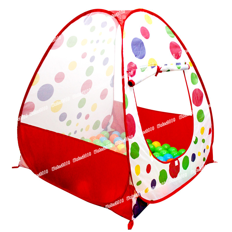 Children Kids Play Tents Outdoor Garden Folding Portable Toys Tent Indoor Outdoor Pop Up Multicolor Independent House 90*90*90CM