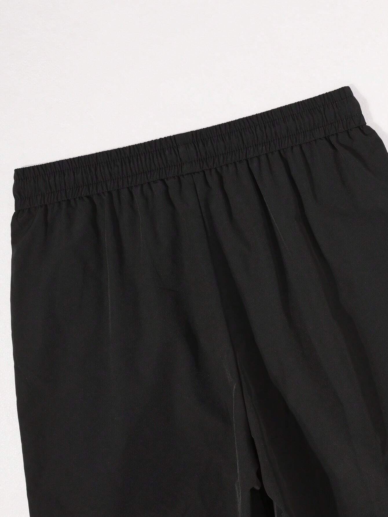 Men's Star Pattern Side Stripe Pants