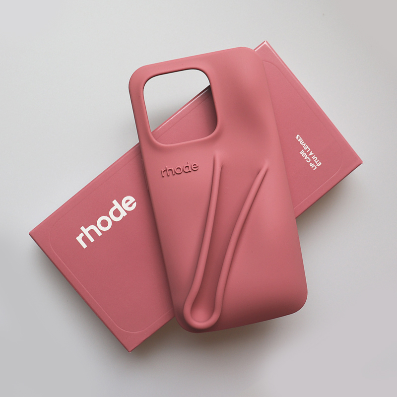 rhode phone case Lipstick Case iphone 16 pro max cases Lip Gloss Lipstick Lip Balm 3D Make-Up Silicone Phone Case for iPhone 15 14 13 Holder Cover Sil
