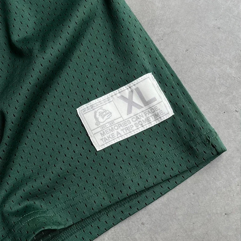 Y2K retro jersey graphic grid quick drying Tshirt mens streetwear casual sportswear unisex football training suit 240926