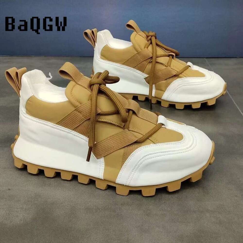 Design er Chunky Sneakers Men Boar d Fa shion Casual Microfiber Leather Breathable Increased Internal Loafers Shoes