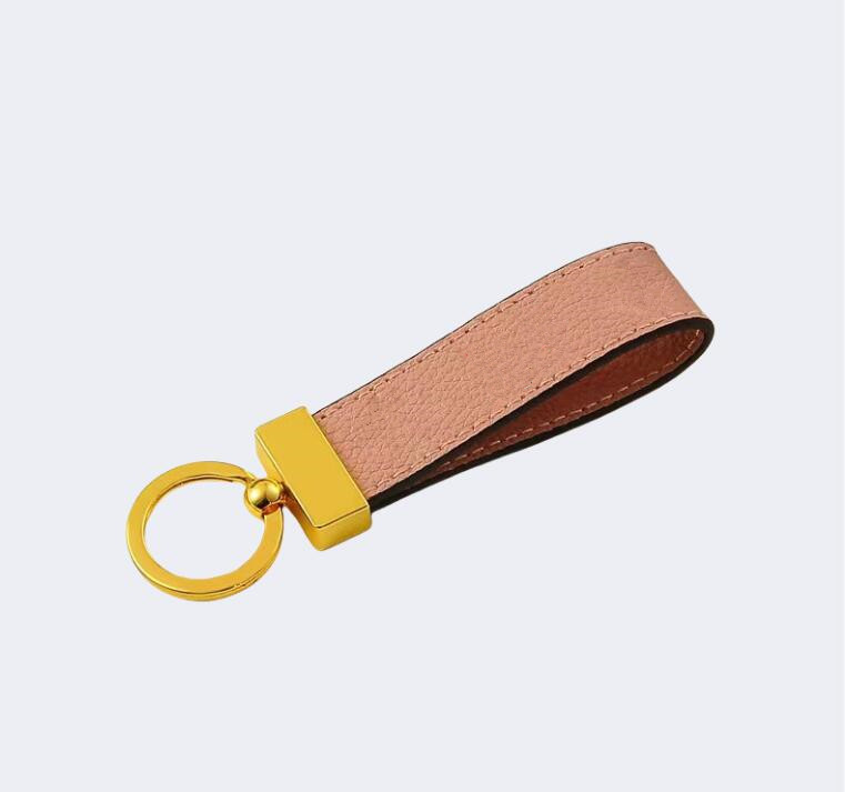 2024 High Quality Keychain Classic Exquisite Luxury Designer Car Keyring Zinc Alloy Letter Unisex Lanyard Gold Black Metal Small Jewelry Lov 01