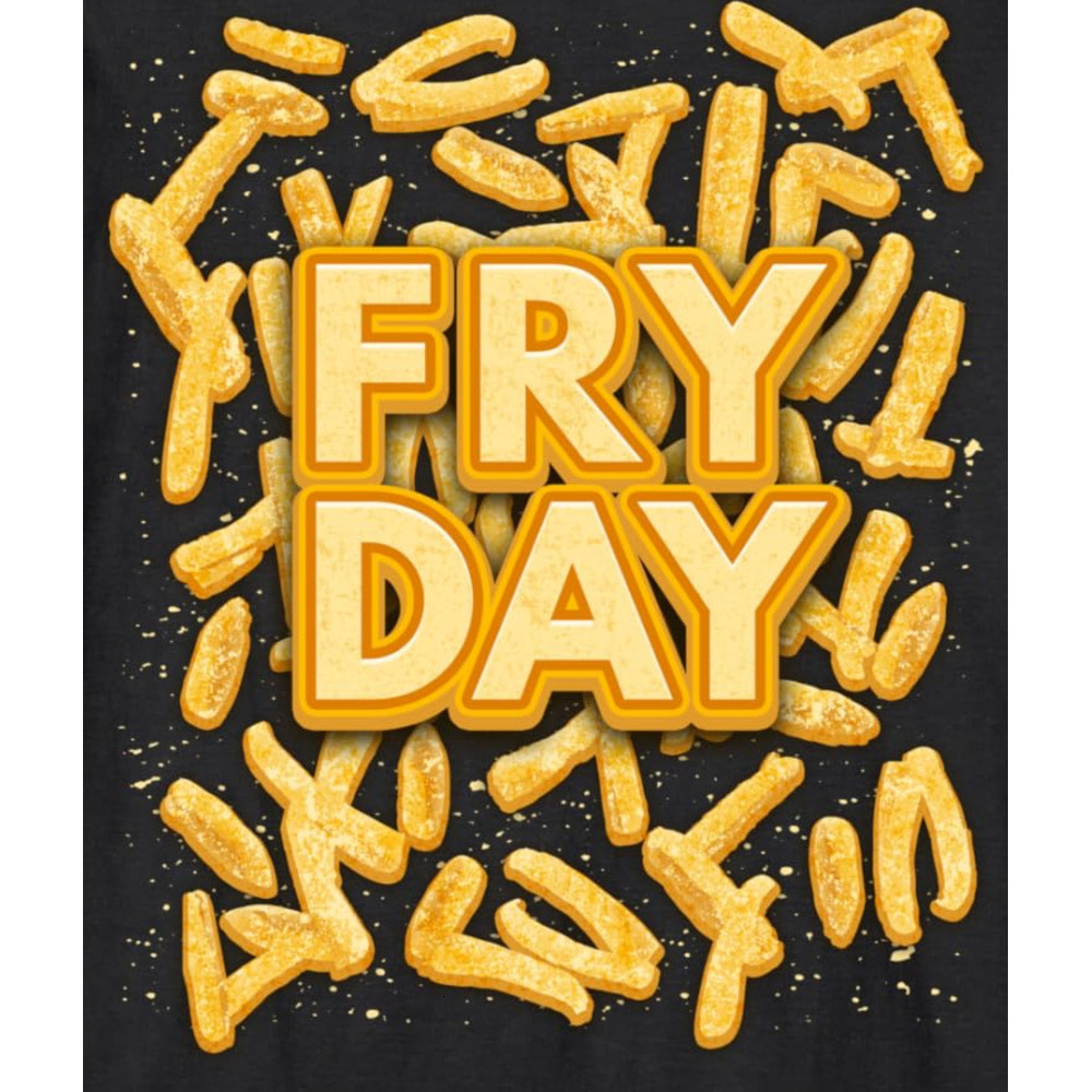 Long Sleeve Shirts for Men sweatshirt Fry Day French Fries Raining Funny Fast Food Gift Long Sleeve Streetwear Casual tops clothes fashion