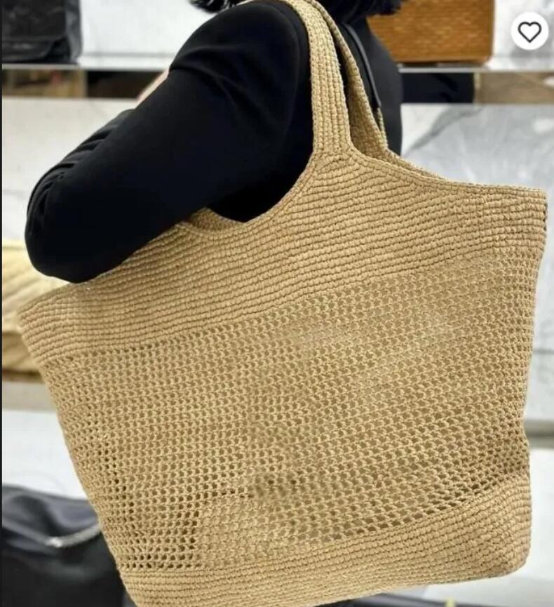 3A Designer Bag Fashion Raffias Straw Shoulder Bags Luxury Handbag Women Large Icare Maxi Beach 3 Color Luxuries Top Quality Genuine Leather To