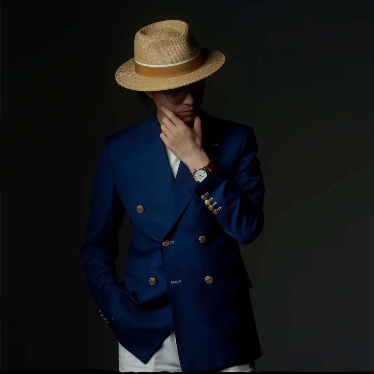 Large size 61cm wide brown beach sun hat mens senior er Panama soft jazz straw hat summer UV protection Fedora 240926