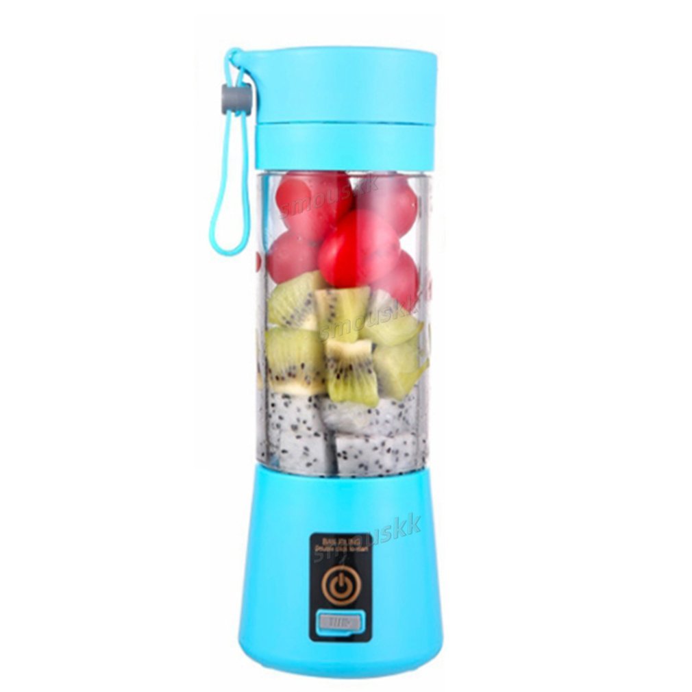 New 380ML USB Household Small Whirlwind Juicer Electric Juicer Cup Juice Cup Mini Food Processor Personal Blender Juice Blenders