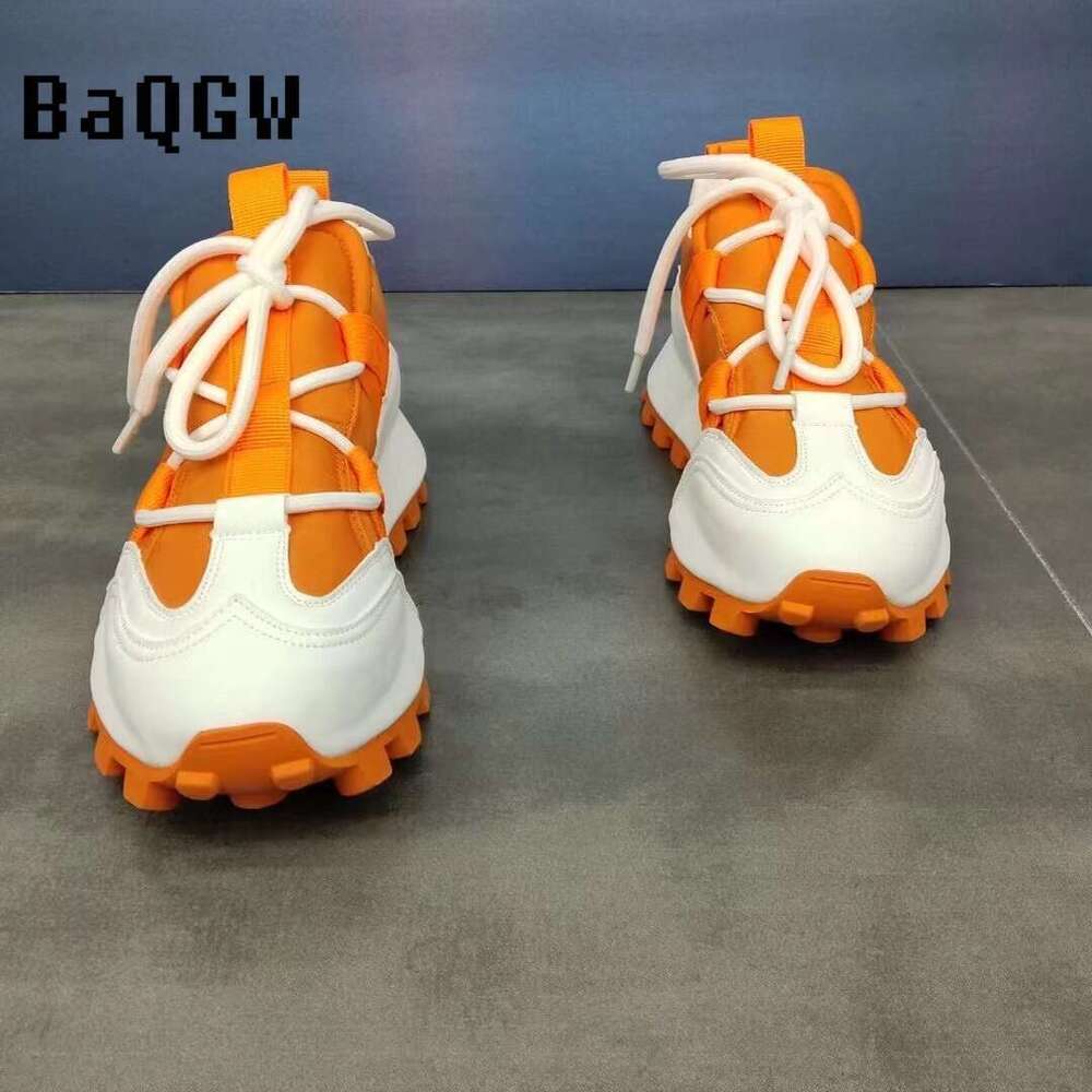 Design er Chunky Sneakers Men Boar d Fa shion Casual Microfiber Leather Breathable Increased Internal Loafers Shoes