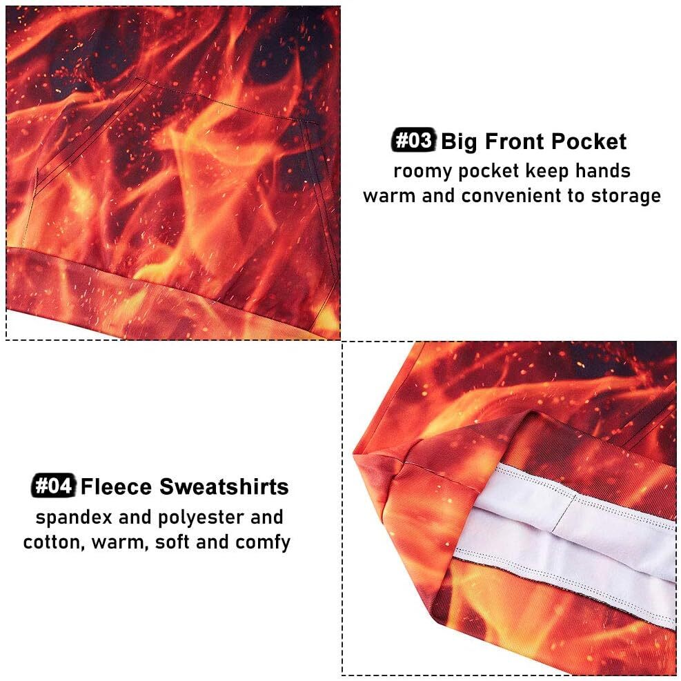 Hoodie for Mens Unisex Novelty Hoodies for Men 3D Printed GraphicsPockets Pullover Sweatshirts Christmas Halloween Graphic Hoodies sweatshirt