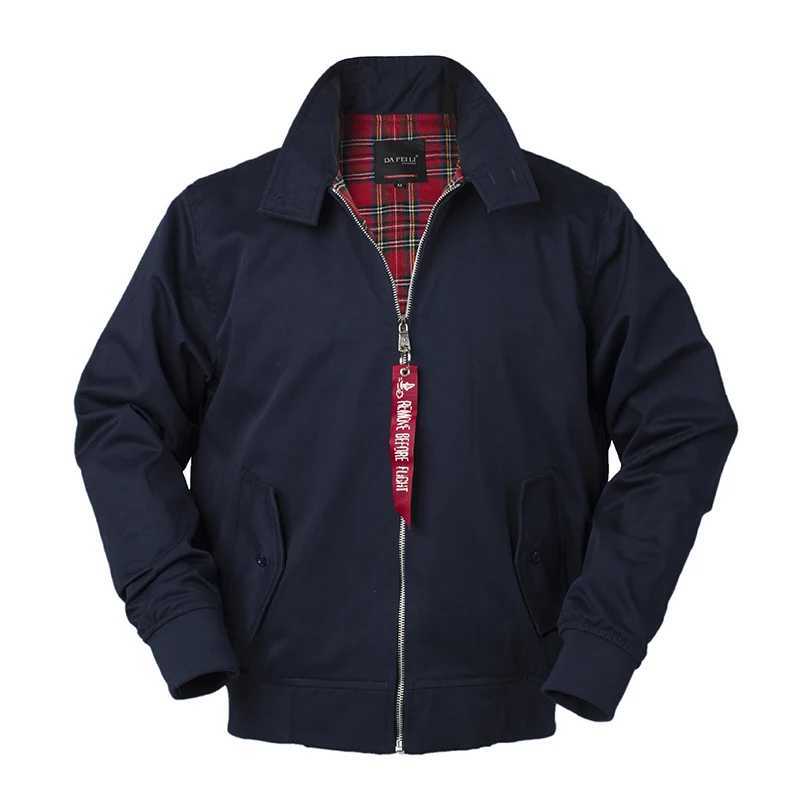 2025 Mens Jackets European Solid Classic Retro Vintage Bomber Jacket Men Windbreaker Streetwear Trendy Coats XJ250621