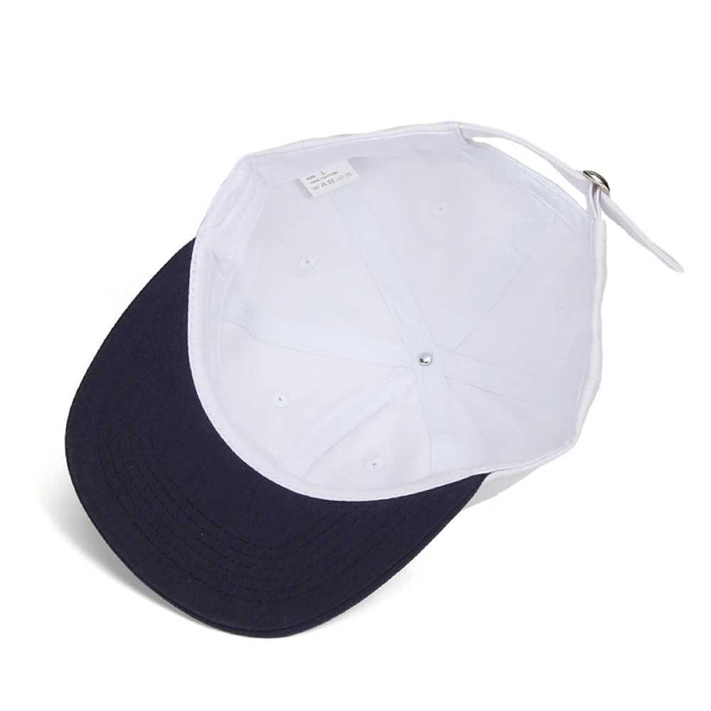 Washed Cotton 6 Panel Cap Flat Visor Unstructured Crown Baseball Caps Summer Sun Protection Hat Adjustable Outdoor for Men Women M240926