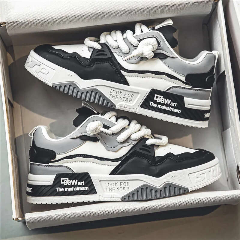 Large Size Men's Shoes 2024 New Foreign Trade Special Funds Leisure Sports Designer Shoes Men's Thick Sole Height Increasing Leather Surface