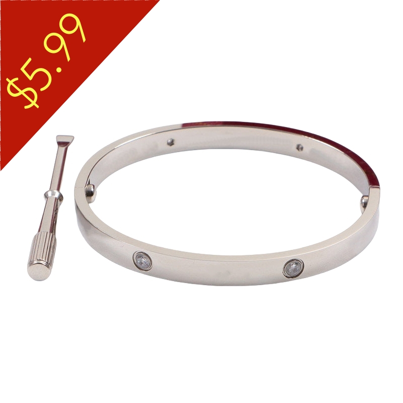 top Tennis Screw Bracelet Designer Bracelet Luxury Jewelry Women Bangle Classic Titanium Steel Alloy Craft Allergic Wholesale portfolio gold necklace H094-2