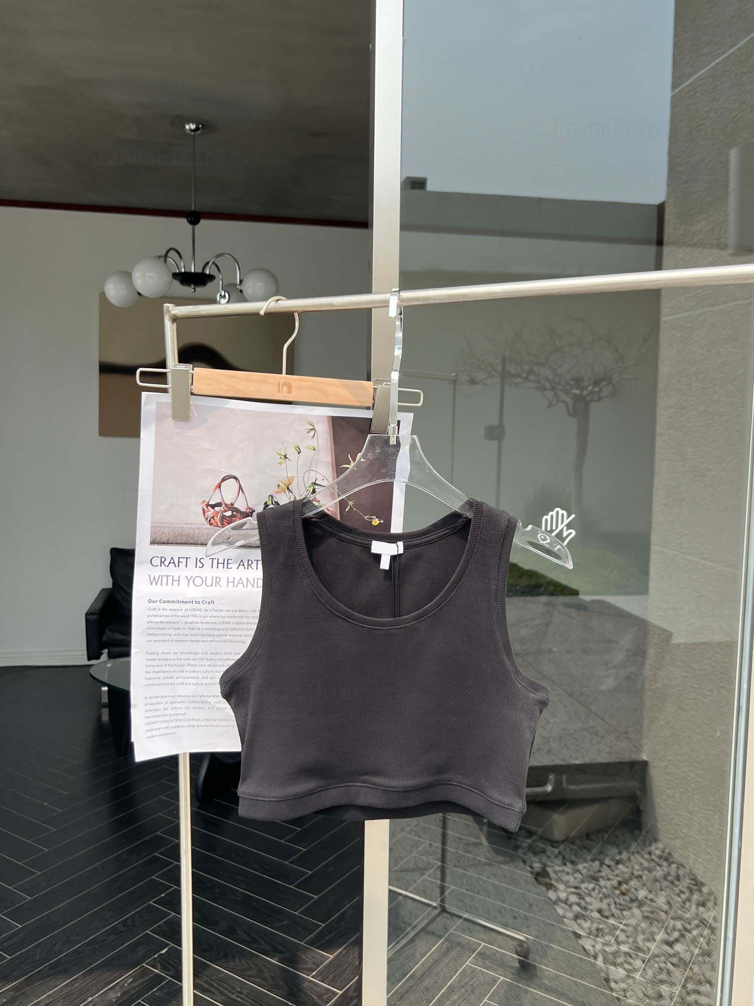 Women's T-Shirt Tank top anagram crop top tank designer top long sleeve t shirt Women Knits Tee Knitted Sport Tank Tops Woman Vest tshirt